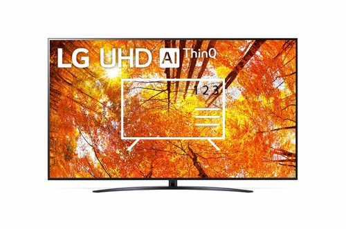 Organize channels in LG 50UQ91009, 50" LED-TV, UHD