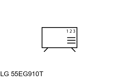 Ordenar canales en LG 55EG910T