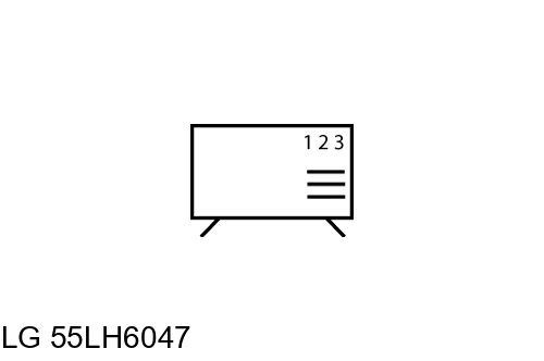 Ordenar canales en LG 55LH6047