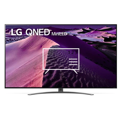 Organize channels in LG 55QNED866QA