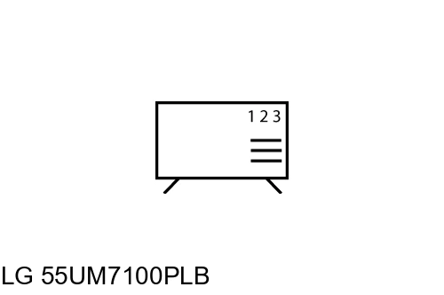 Ordenar canales en LG 55UM7100PLB
