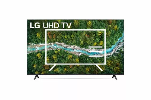 Organize channels in LG 55UP76703LB