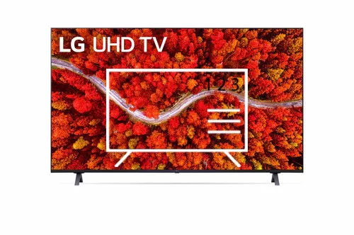 Organize channels in LG 55UP8000PUR