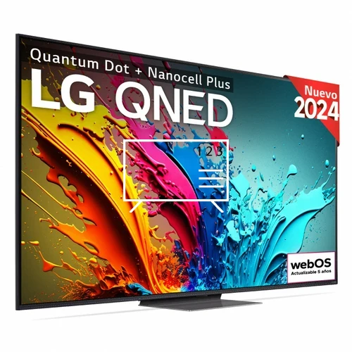 Organize channels in LG 65QNED87T6B (2024)