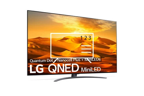 Organize channels in LG 65QNED916QE