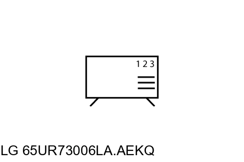 Ordenar canales en LG 65UR73006LA.AEKQ