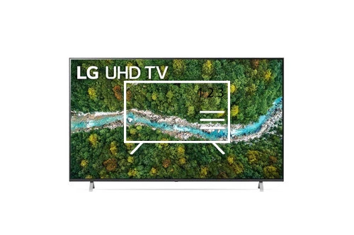 Organize channels in LG 70UP76703LB