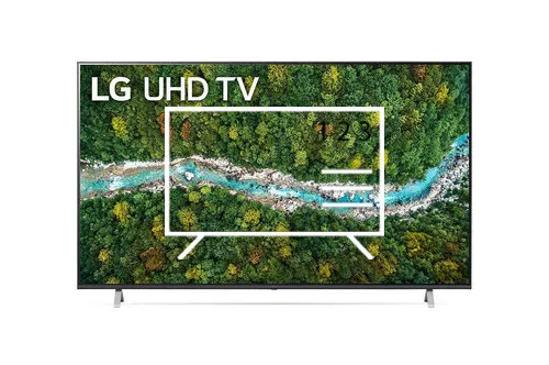 Organize channels in LG 70UP7750PVB