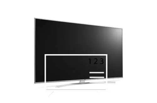 Organize channels in LG 75" Super UHD TV