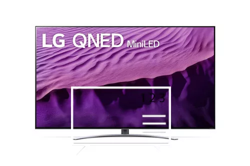 Organize channels in LG 75QNED879QB