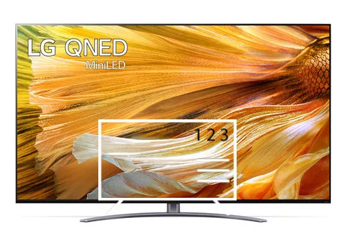 Organize channels in LG 75QNED916PB
