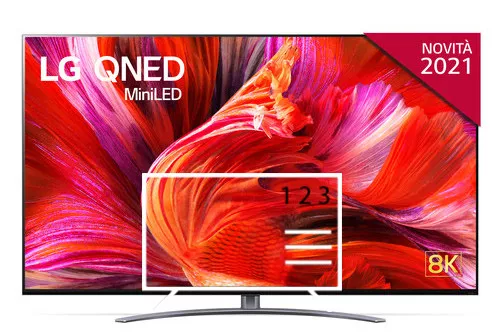 Organize channels in LG 75QNED966PA