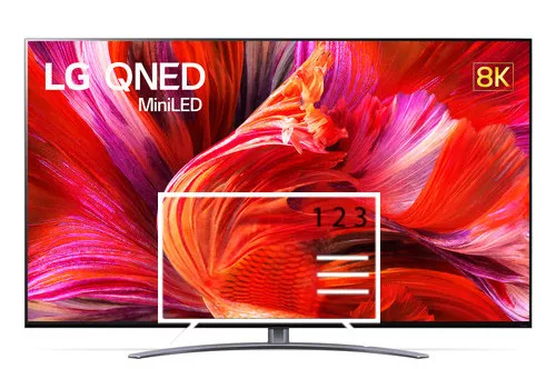 Organize channels in LG 75QNED966PB