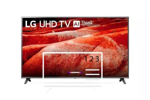 Organize channels in LG 75UM7570PUD