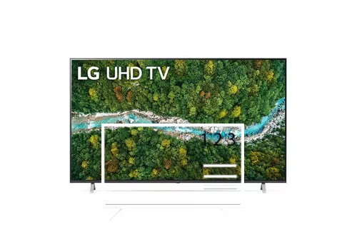 Organize channels in LG 75UP77003LB