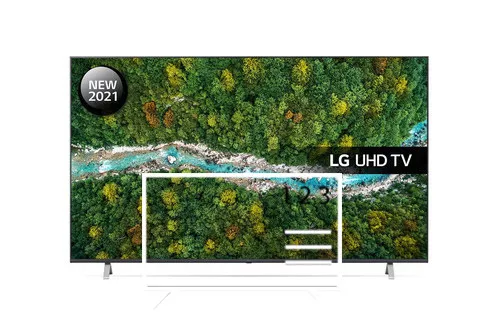 Organize channels in LG 75UP77006LB