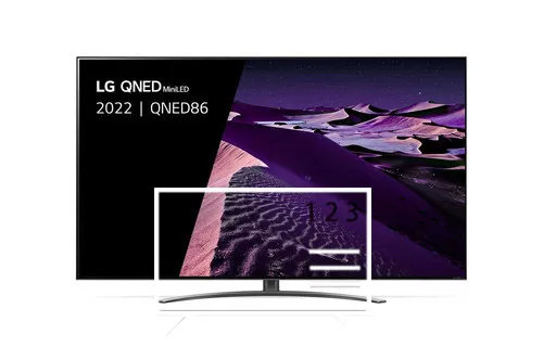 Organize channels in LG 86QNED866QA