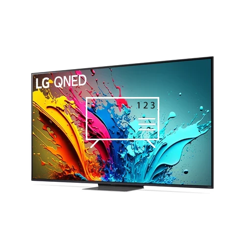 Organize channels in LG 86QNED86T6A