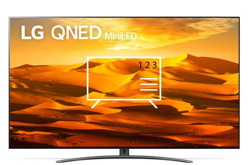 Organize channels in LG 86QNED916QE
