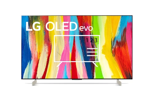 Organize channels in LG OLED42C26LB