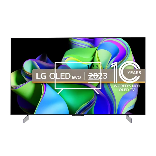 Organize channels in LG OLED42C34LA.AEK