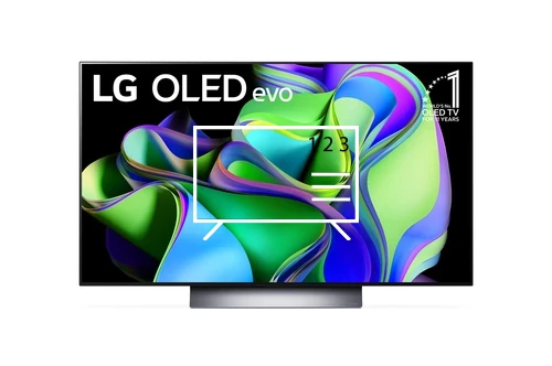 Organize channels in LG OLED48C34LA.APD