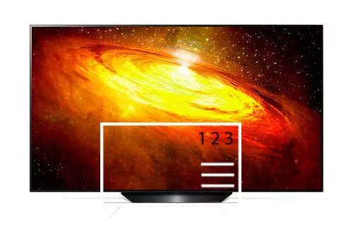 Organize channels in LG OLED55BX