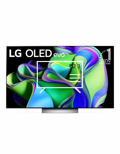 Organize channels in LG OLED55C34LA