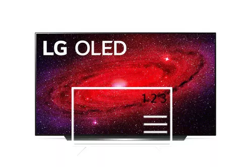 Organize channels in LG OLED55CX