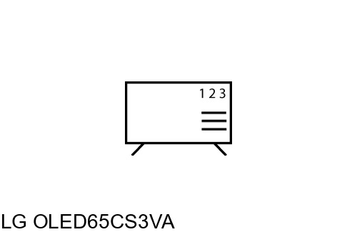 Cómo ordenar canales en LG OLED65CS3VA
