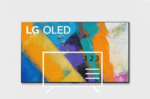Organize channels in LG OLED65GX9LA