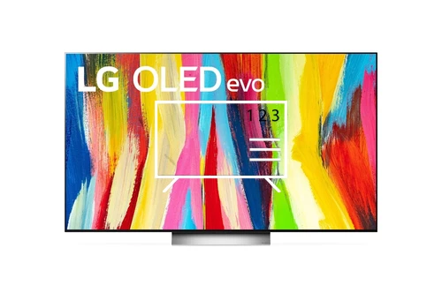 Organize channels in LG OLED77C22LB