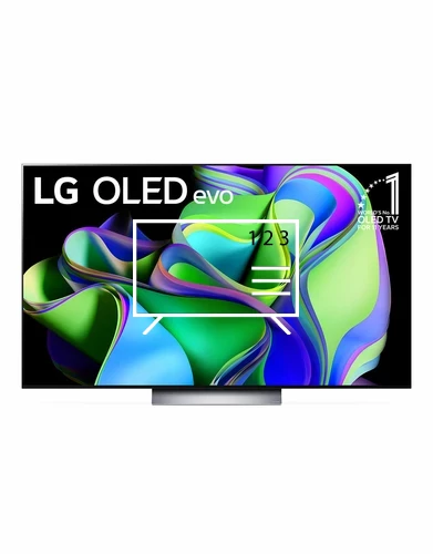 Ordenar canales en LG OLED77C34LA