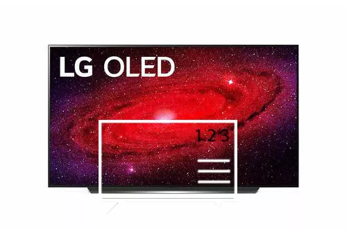 Organize channels in LG OLED77CX6LA.AVS