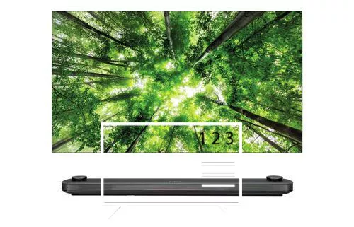 Organize channels in LG OLED77W8PLA