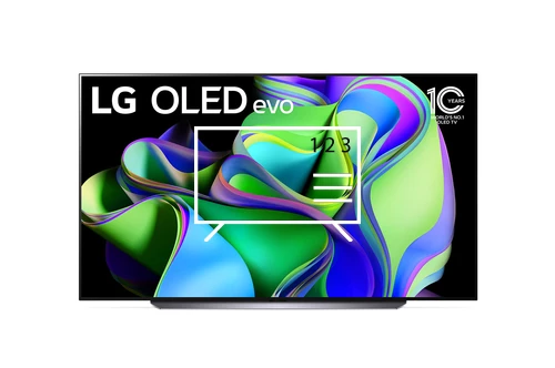 Organize channels in LG OLED83C39LA