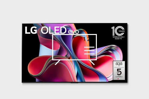 How to edit programmes on LG OLED83G3PUA