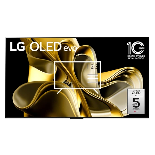 How to edit programmes on LG OLED97M39LA