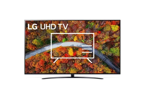 Cómo ordenar canales en LG TV 70UP81009 LA, 70" LED-TV, UHD