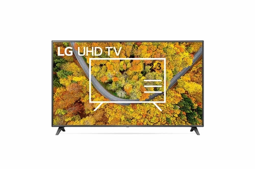 Comment trier les chaînes sur LG TV 75UP75009 LC, 75" LED-TV, UHD