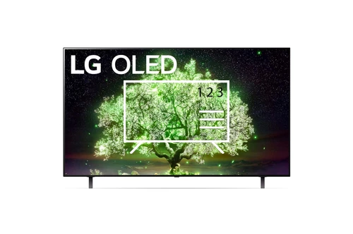 Organize channels in LG TV OLED 65A19 LA, 65", UHD