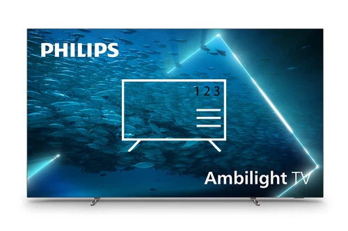 Organize channels in Philips 55OLED707/12