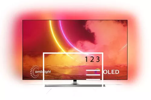 Organize channels in Philips 55OLED855/12