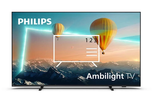 Organize channels in Philips 55PUS8007/12