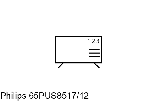 Cómo ordenar canales en Philips 65PUS8517/12