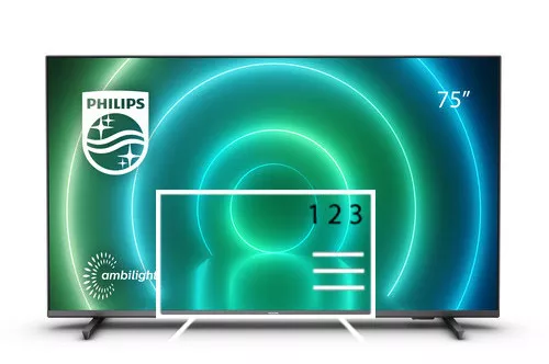 Organize channels in Philips 75PUS7906/12