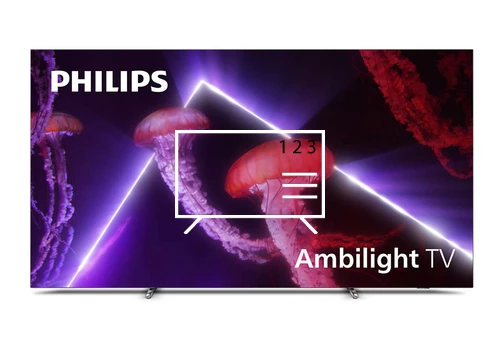 Organize channels in Philips 77OLED807/12