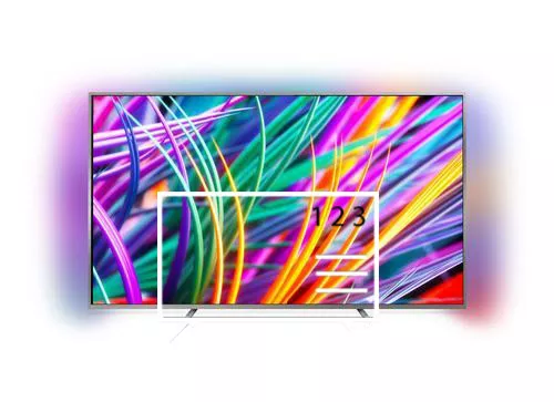 Organize channels in Philips Ultra Slim 4K UHD LED Android TV 75PUS8303/12