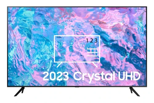 Ordenar canales en Samsung 2023 58” CU7100 UHD 4K HDR Smart TV