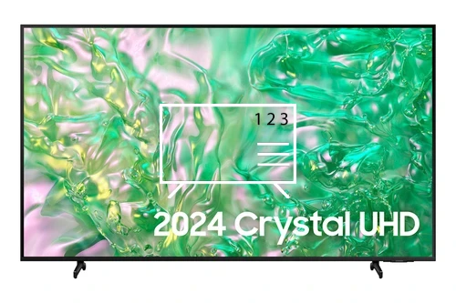 Trier les chaînes sur Samsung 2024 65” DU8070 Crystal UHD 4K HDR Smart TV